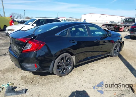 2020 Honda Civic Sport z USA, uszkodzony, nr VIN 2HGFC2E8XLH525838